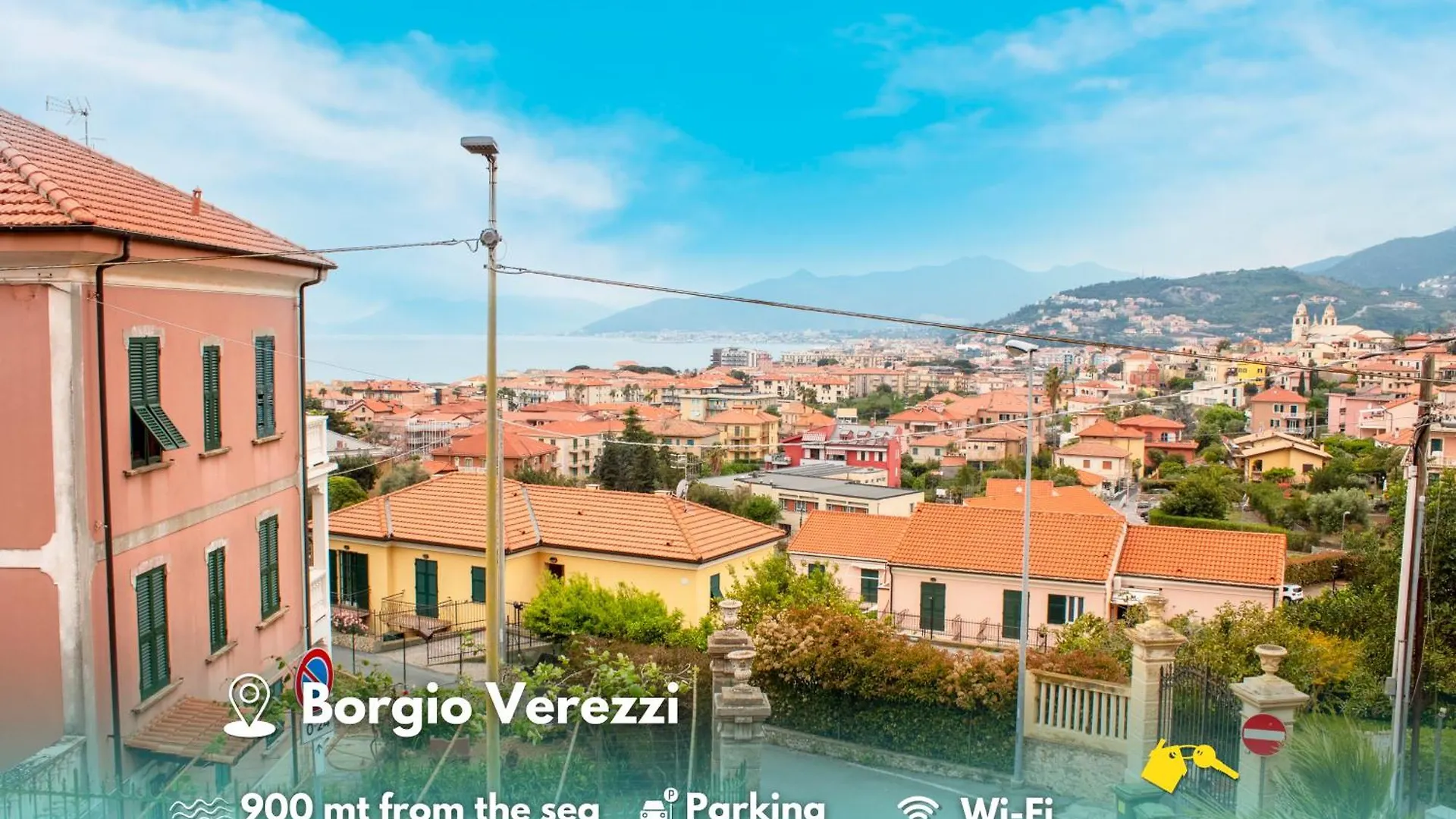 Appartamento Posto Auto E Vista Magnifica Relax A 900 Metri Dal Mare Borgio Verezzi